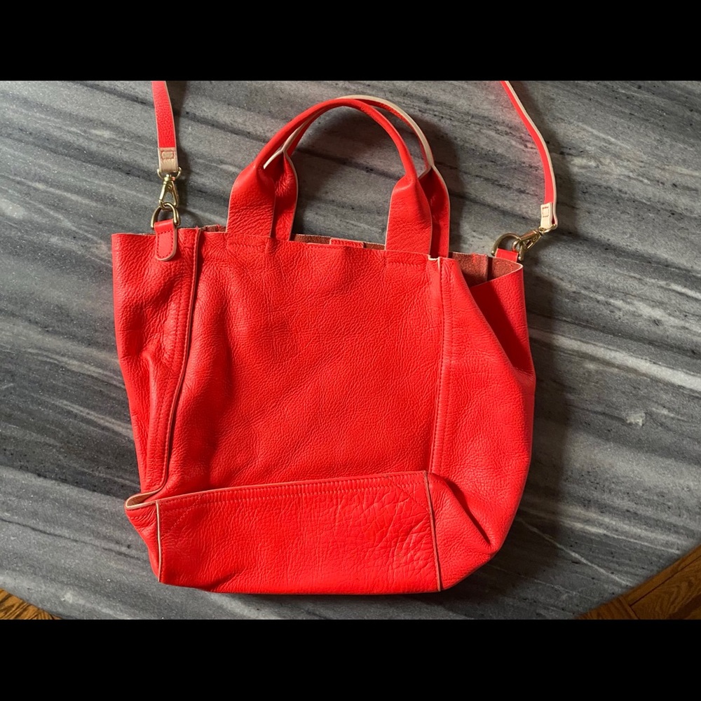 Gap Coral leather crossbody purse
